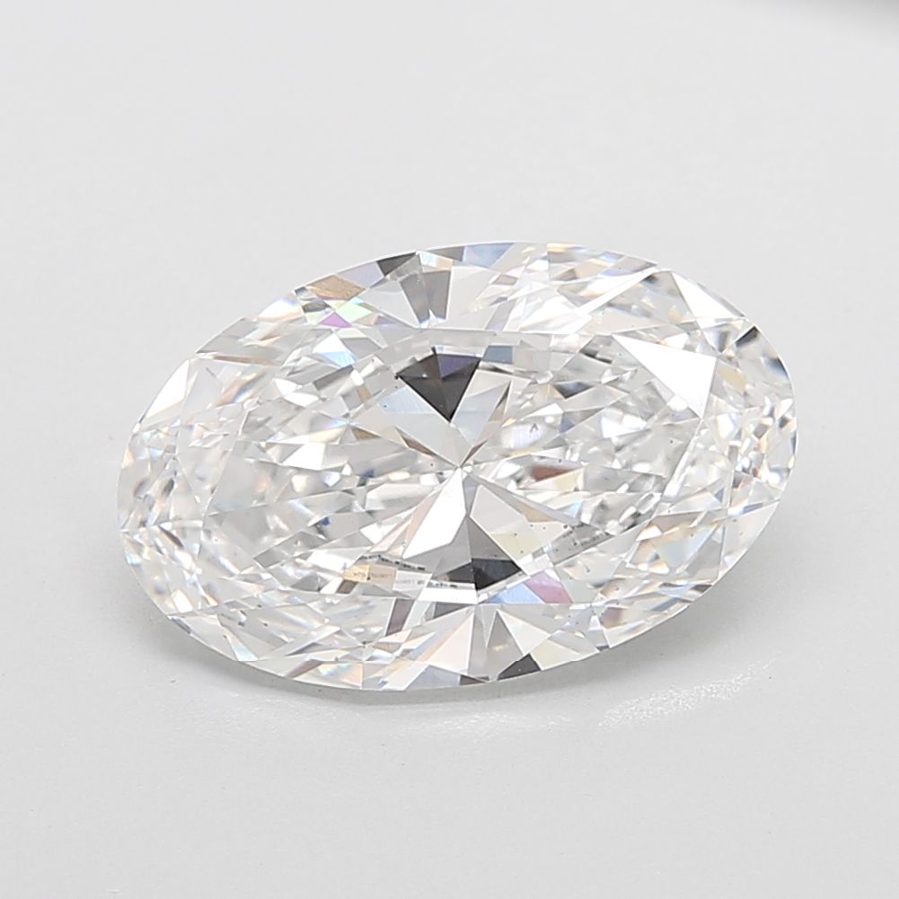 7.60 ct. oval Lab Grown Diamond front image