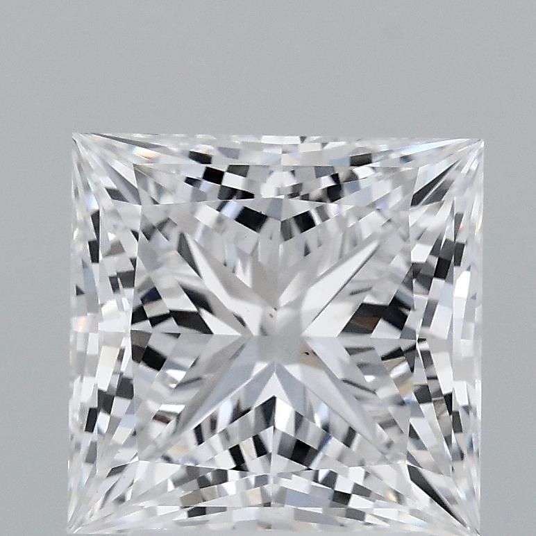 3.02 ct. princess Lab Grown Diamond front image