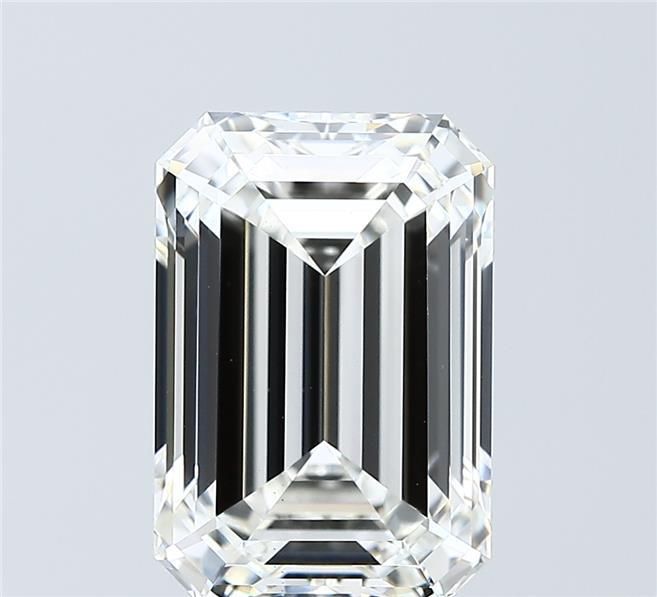 6.04 ct. emerald Lab Grown Diamond front image