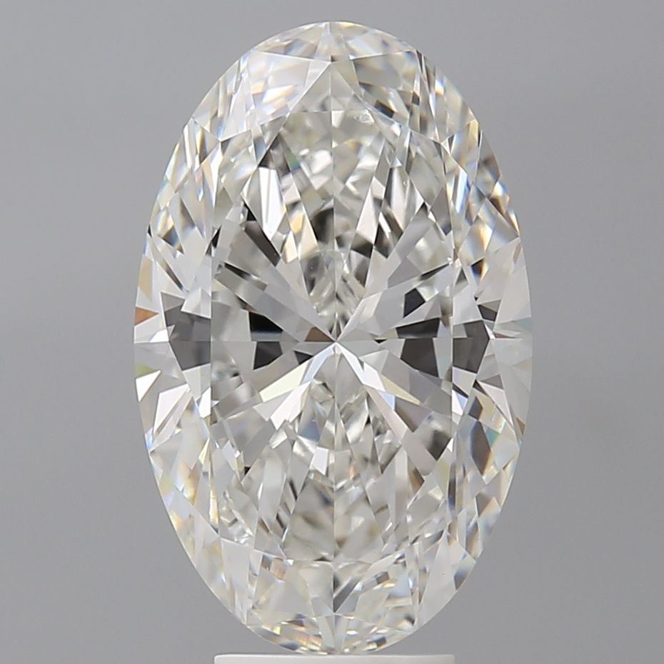 6.01 ct. oval Lab Grown Diamond front image