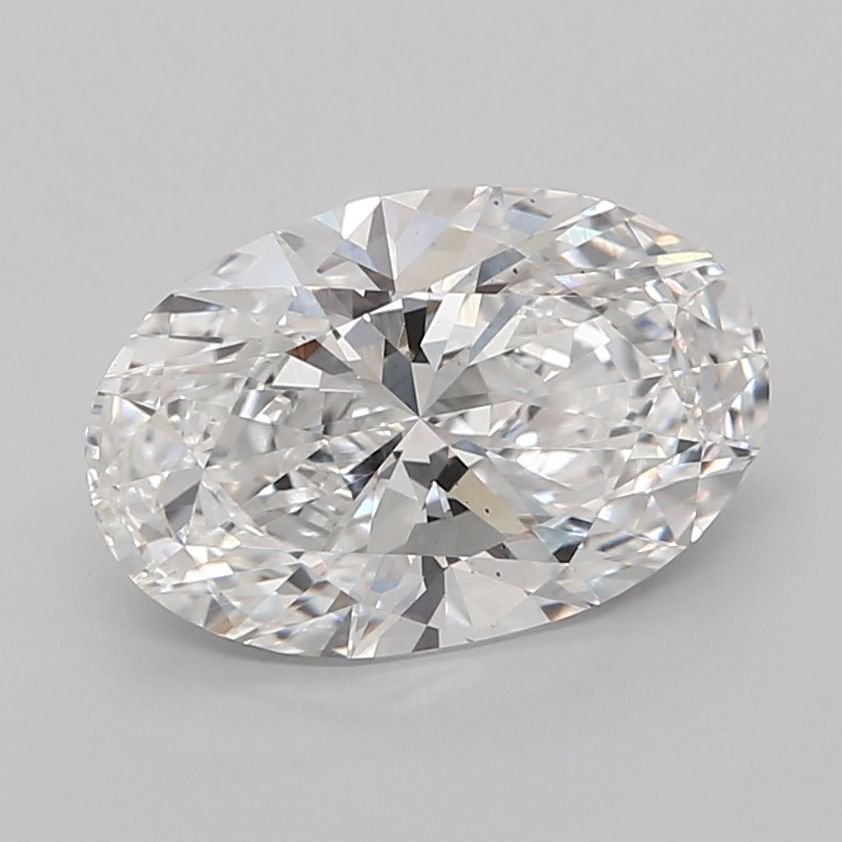 3.08 ct. oval Lab Grown Diamond front image