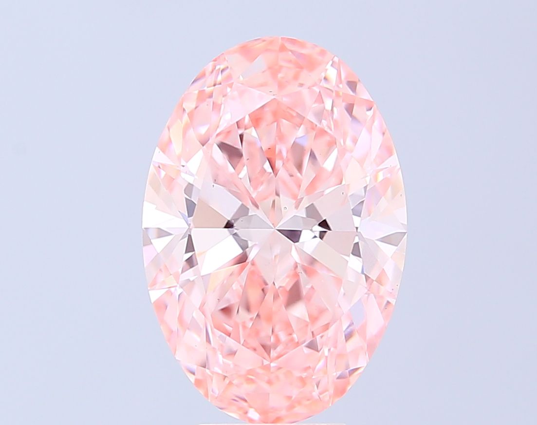 5.02 ct. oval Lab Grown Diamond front image