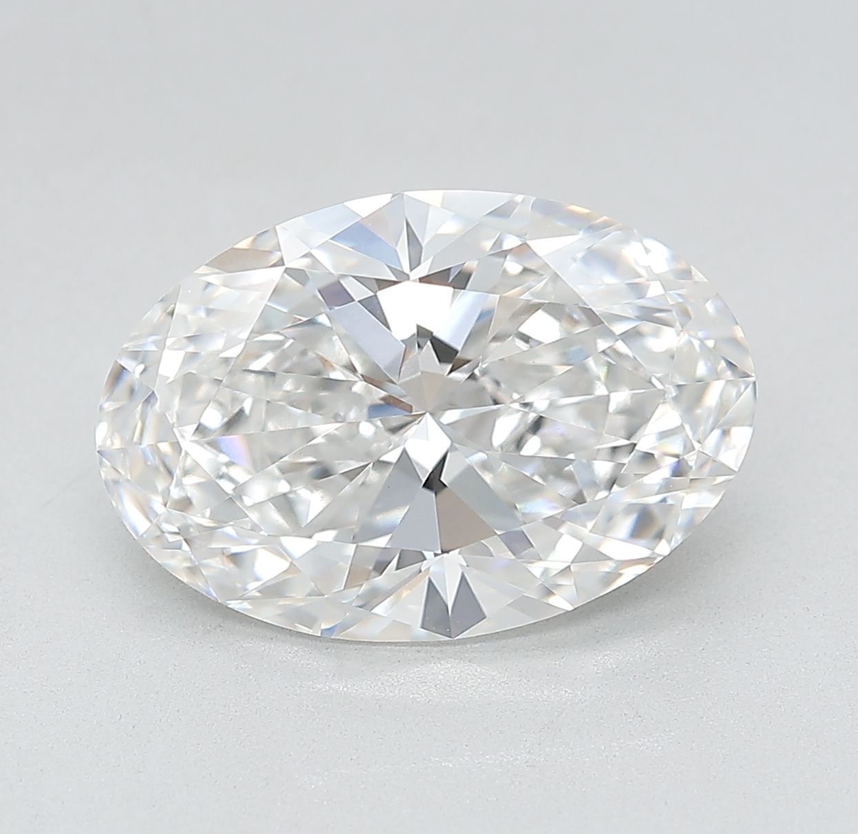 4.43 ct. oval Lab Grown Diamond front image