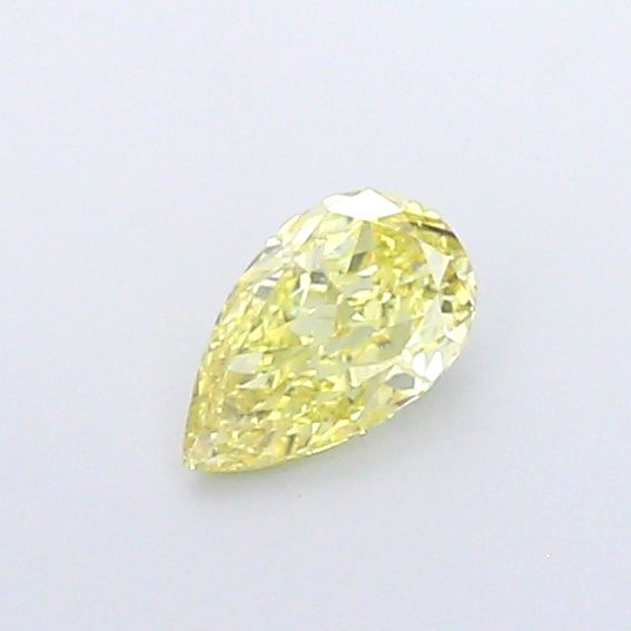 0.92 CT Fancy Intense Yellow PEAR