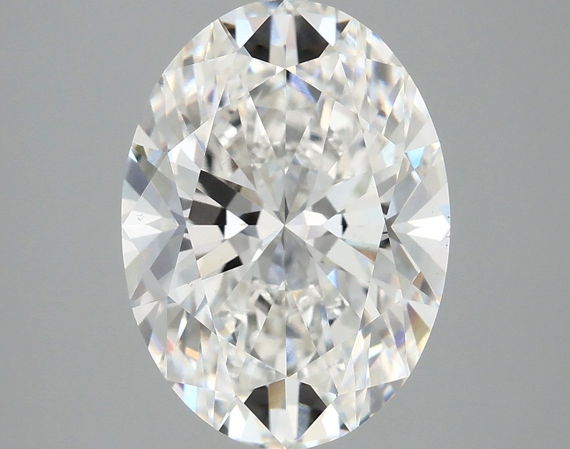 5.02 ct. oval Lab Grown Diamond front image