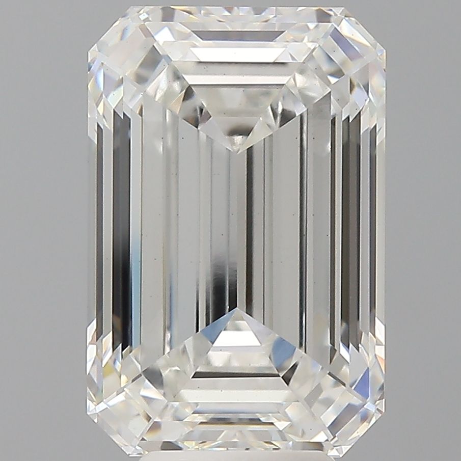 7.04 ct. emerald Lab Grown Diamond front image
