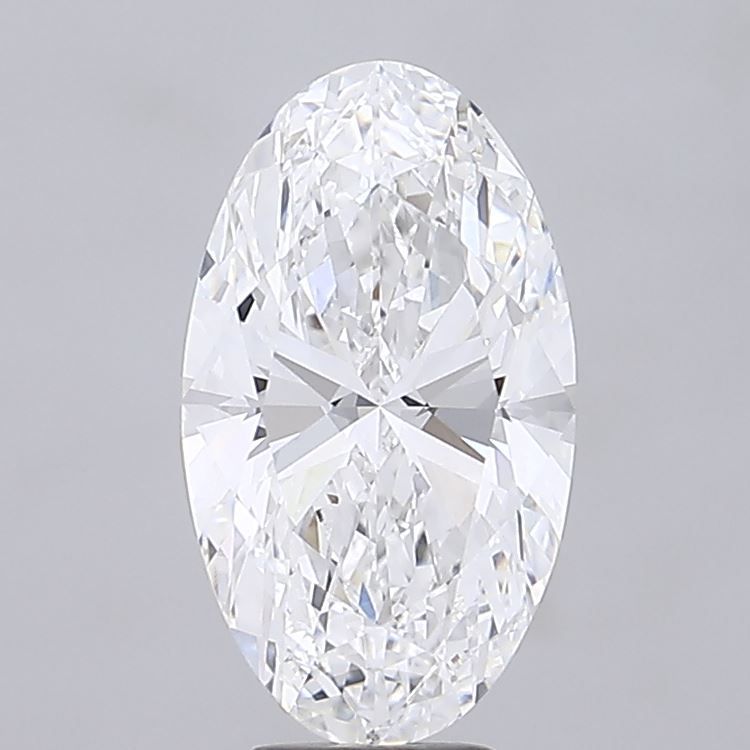 6.02 ct. oval Lab Grown Diamond front image
