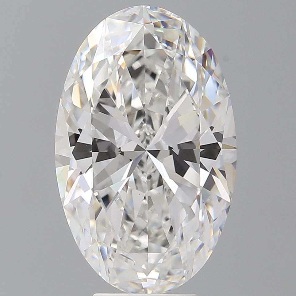 7.08 ct. oval Lab Grown Diamond front image