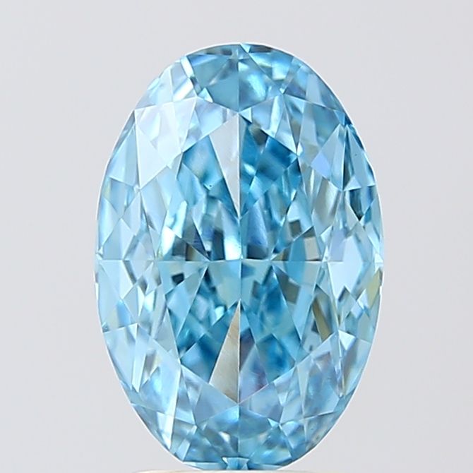 2.87 ct. oval Lab Grown Diamond front image