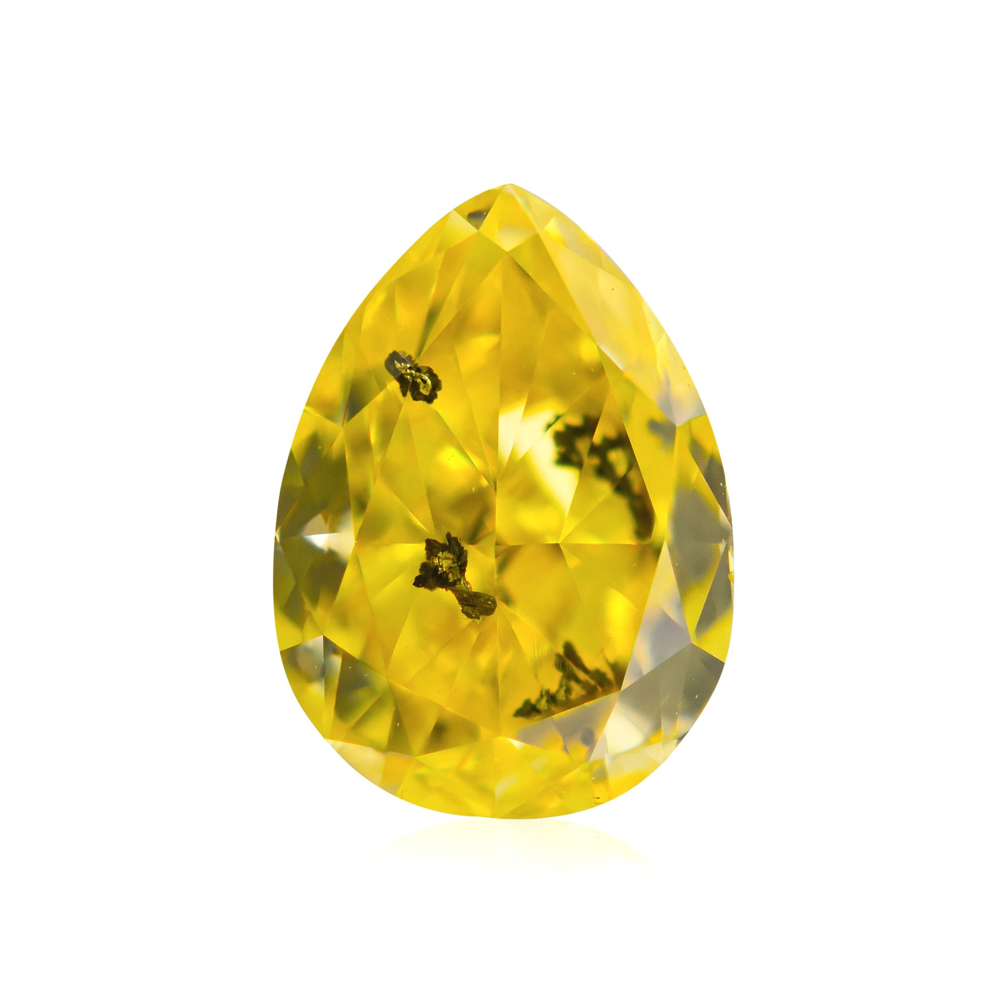 Diament 1.02 ct Fancy Vivid Yellow/I1