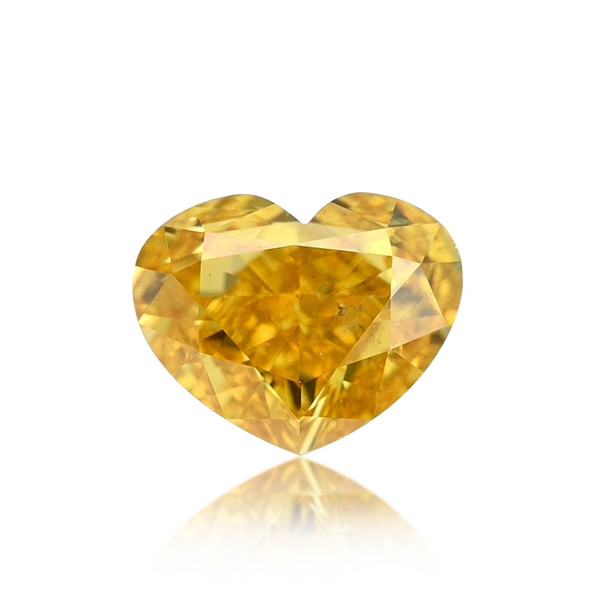 Diament 0.39 ct Fancy Intense Orangey Yellow/