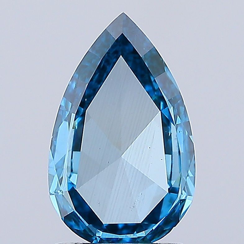 1.51 CT Fancy Vivid Blue ROSE