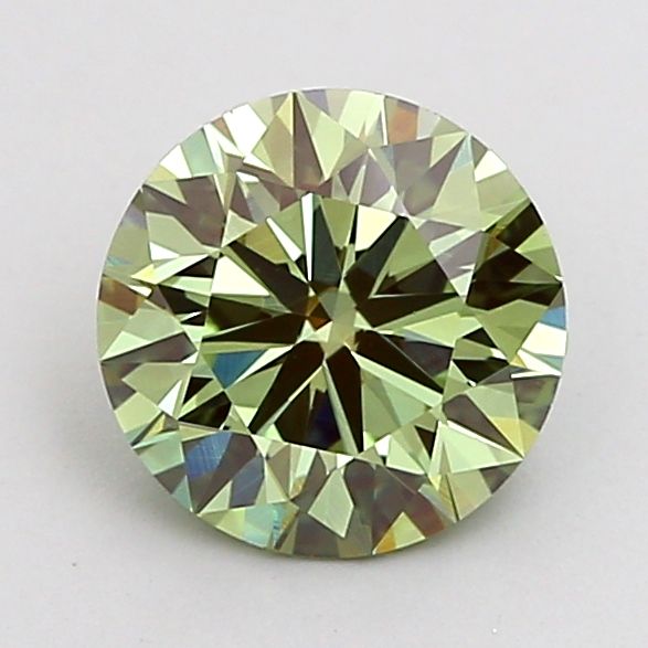0.98 CT Fancy Vivid Green ROUND