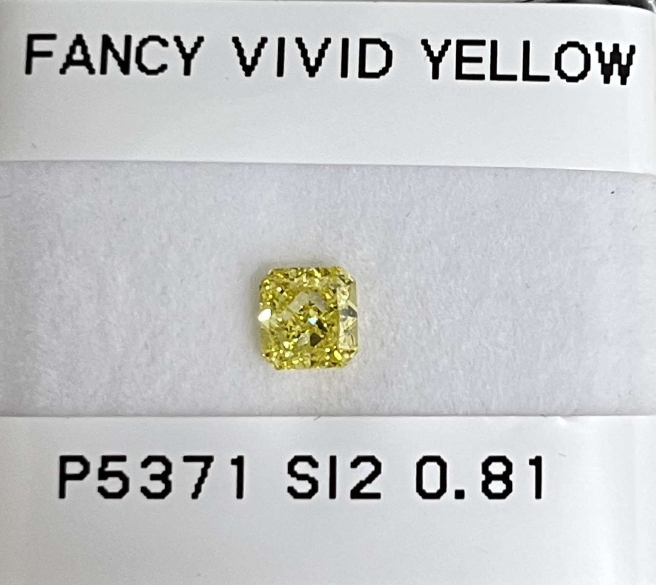 0.81 ct Square radiant Diamond
