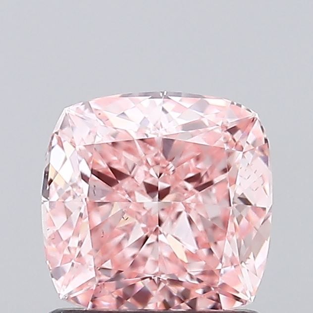1.19 CT Fancy Vivid Pink CUSHION MODIFIED
