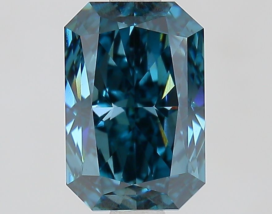2.02 CT Fancy Vivid Green Blue RADIANT