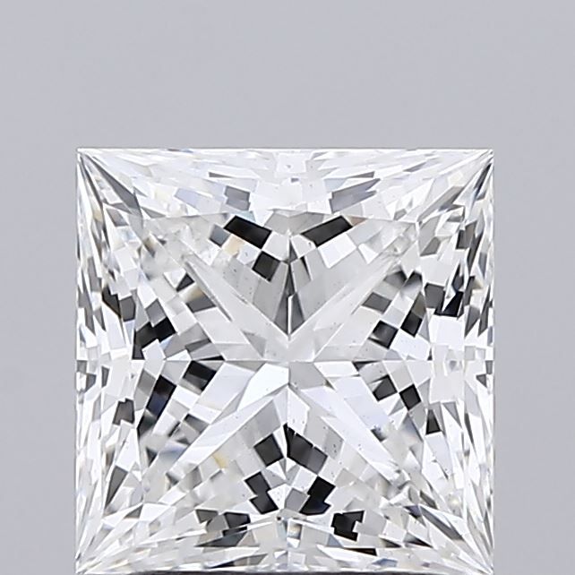 2.09 ct. princess Lab Grown Diamond front image