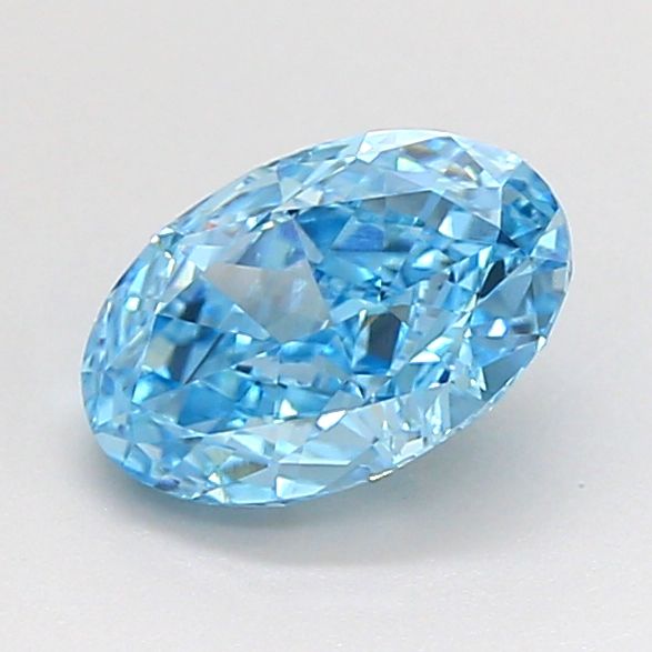 1.03 CT Fancy Vivid Blue OVAL