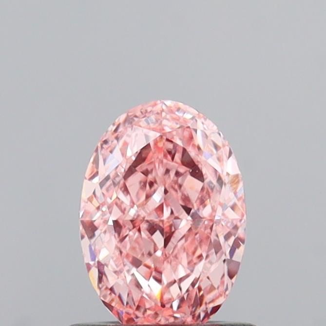 0.72 CT Fancy Vivid Pink OVAL