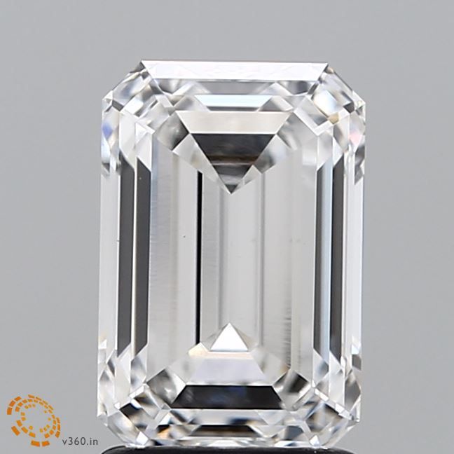 2.10 ct. emerald Lab Grown Diamond front image