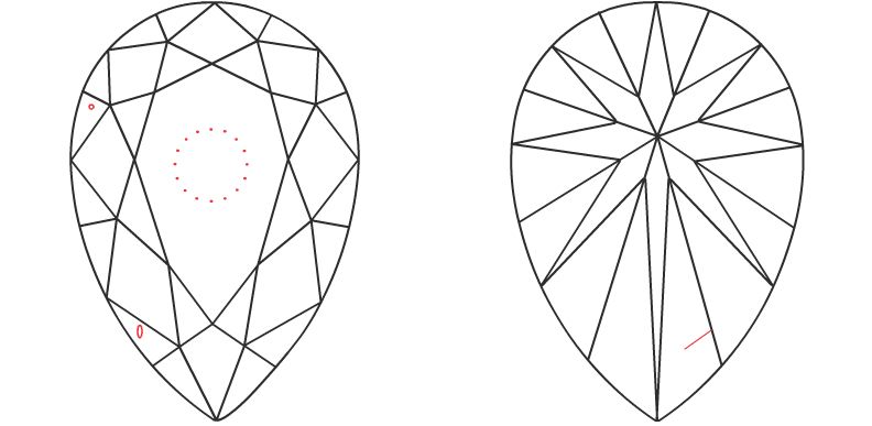 0.90 ct Pear diamond