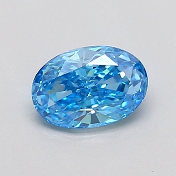 0.5 CT Fancy Vivid Blue OVAL
