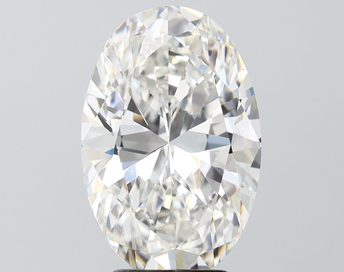 5.01 ct. oval Lab Grown Diamond front image
