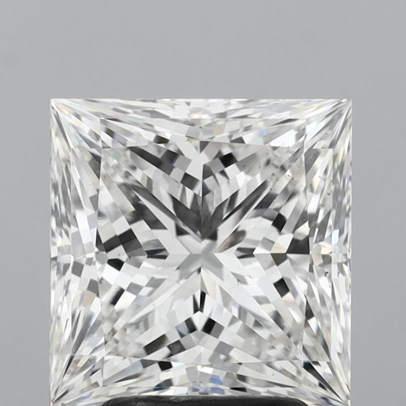 3.42 ct. princess Lab Grown Diamond front image