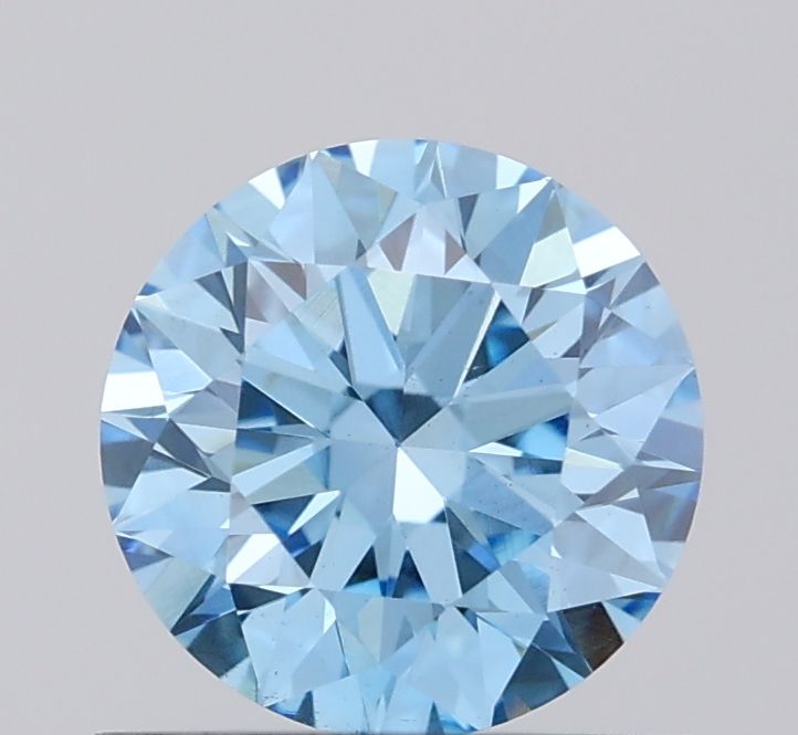 0.74 CT Fancy Vivid Blue ROUND