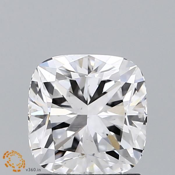 1.58 ct lab-grown Cushion brilliant Diamond