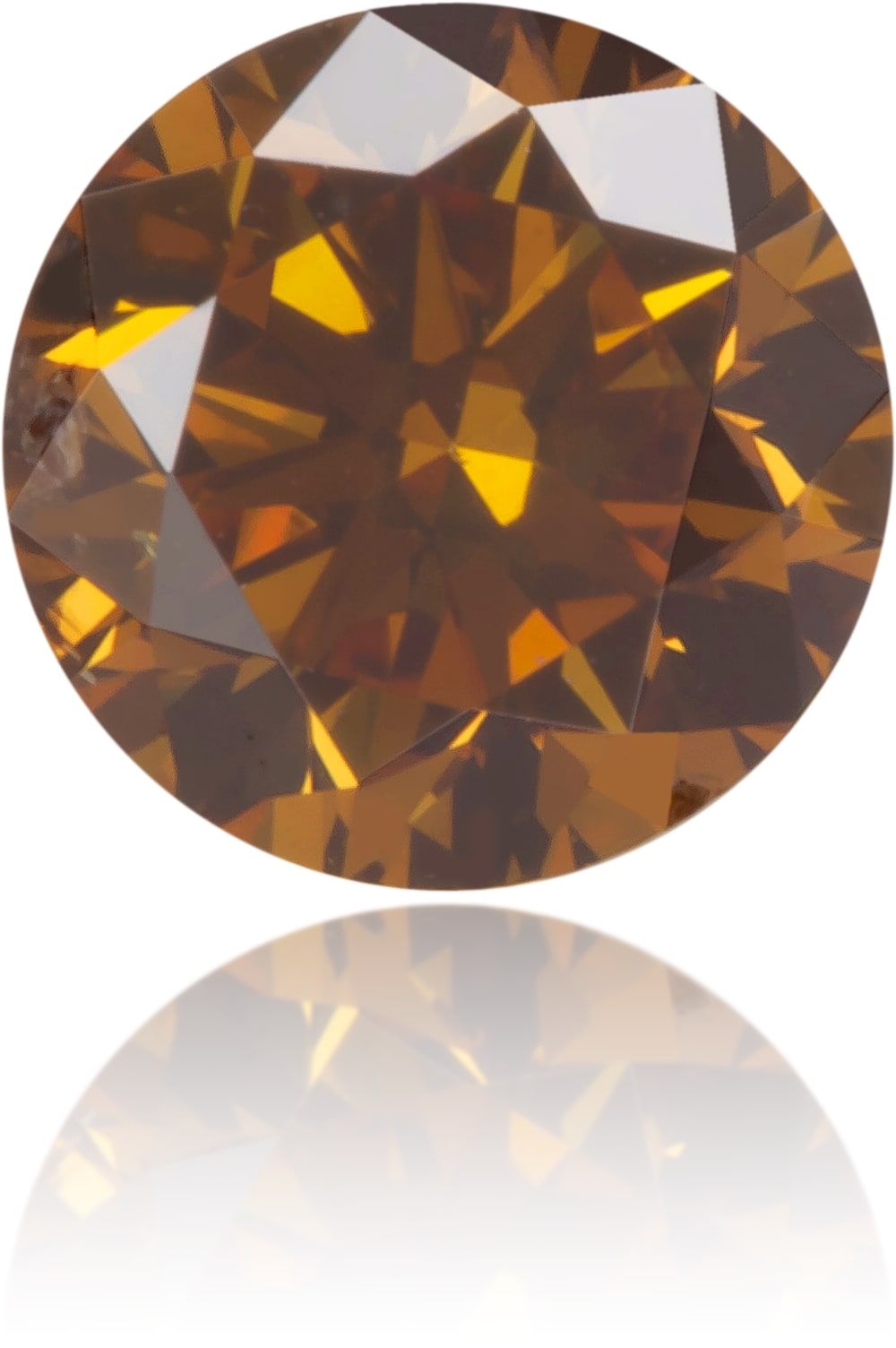 Diament 0.34 ct Fancy Intense Orange/I1
