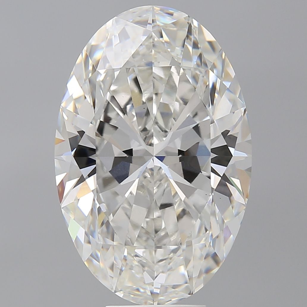 9.57 ct. oval Lab Grown Diamond front image
