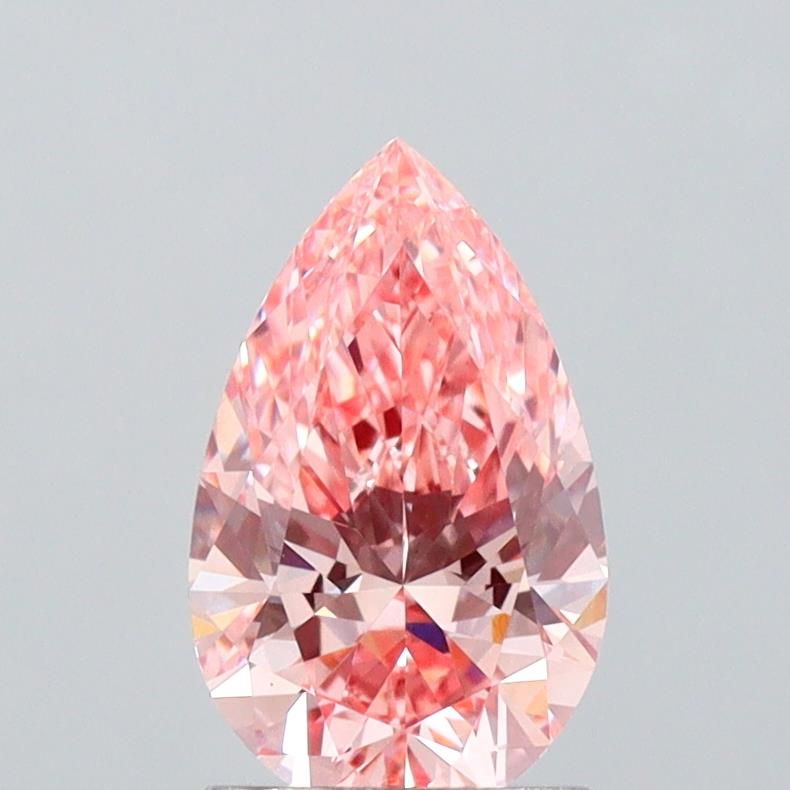 1.54 CT Fancy Vivid Pink PEAR