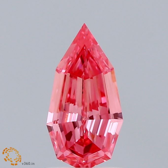 0.97 CT Fancy Vivid Pink PEAR