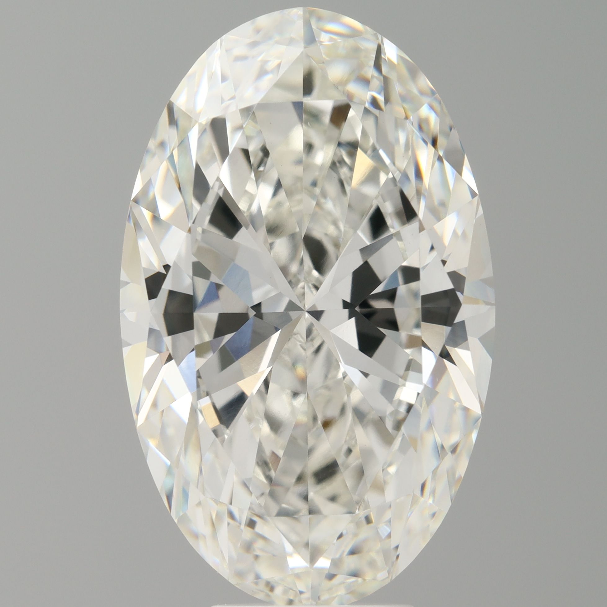 8.10 ct. oval Lab Grown Diamond front image
