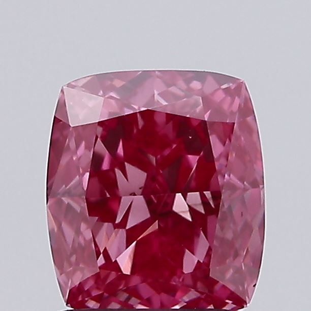 1.01 CT Fancy Vivid Pink CUSHION MODIFIED
