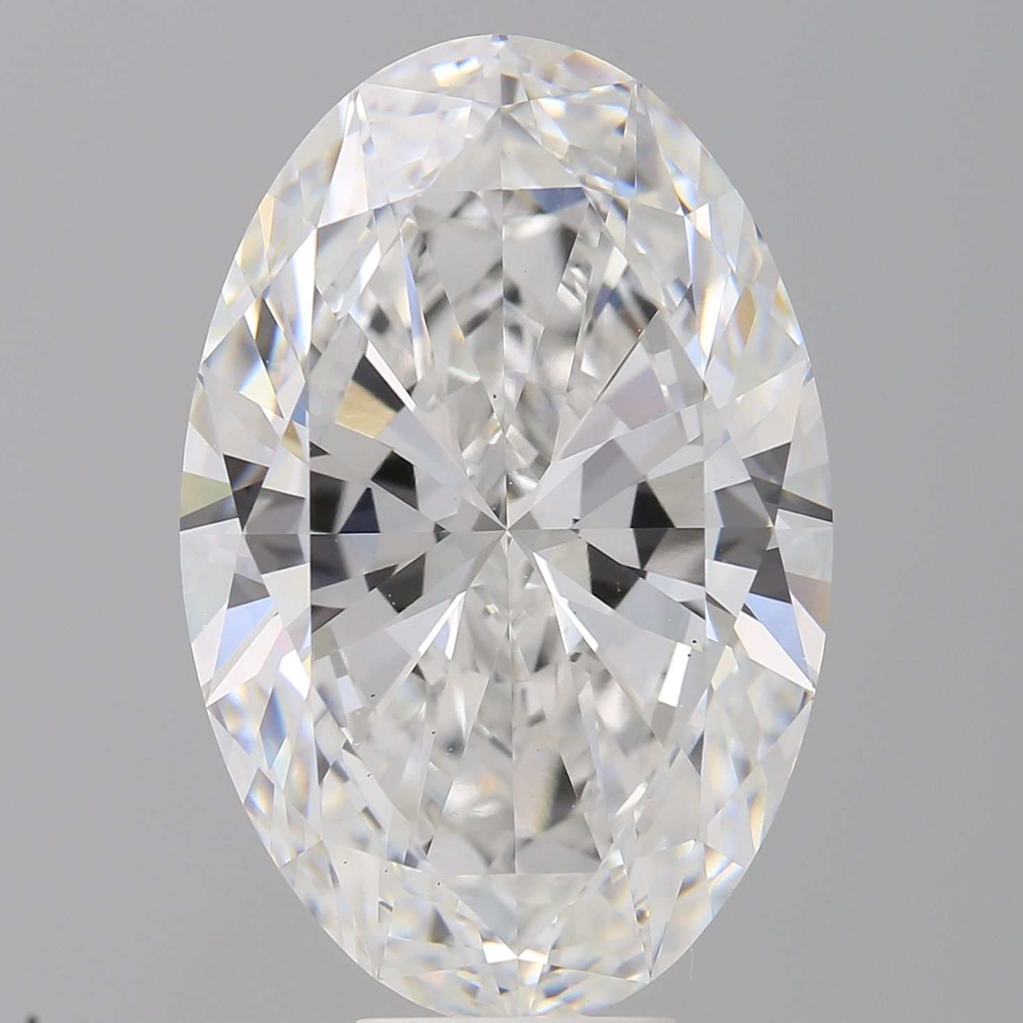 9.58 ct. oval Lab Grown Diamond front image