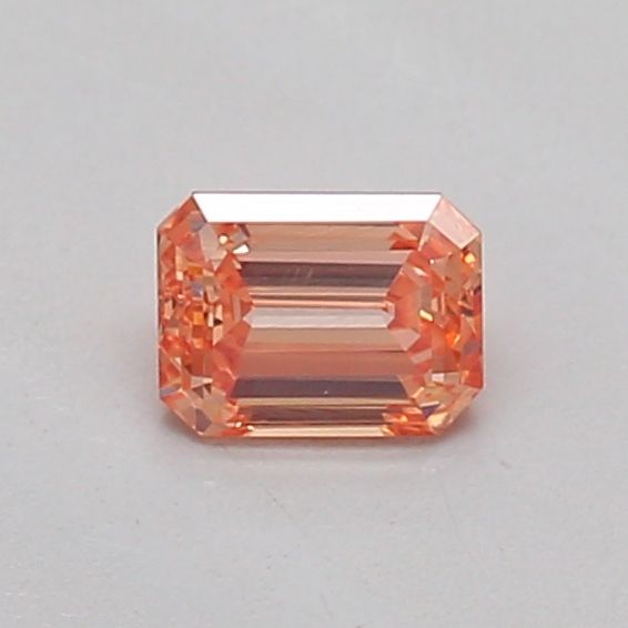 0.21 CT Fancy Vivid Pinkish Orange EMERALD