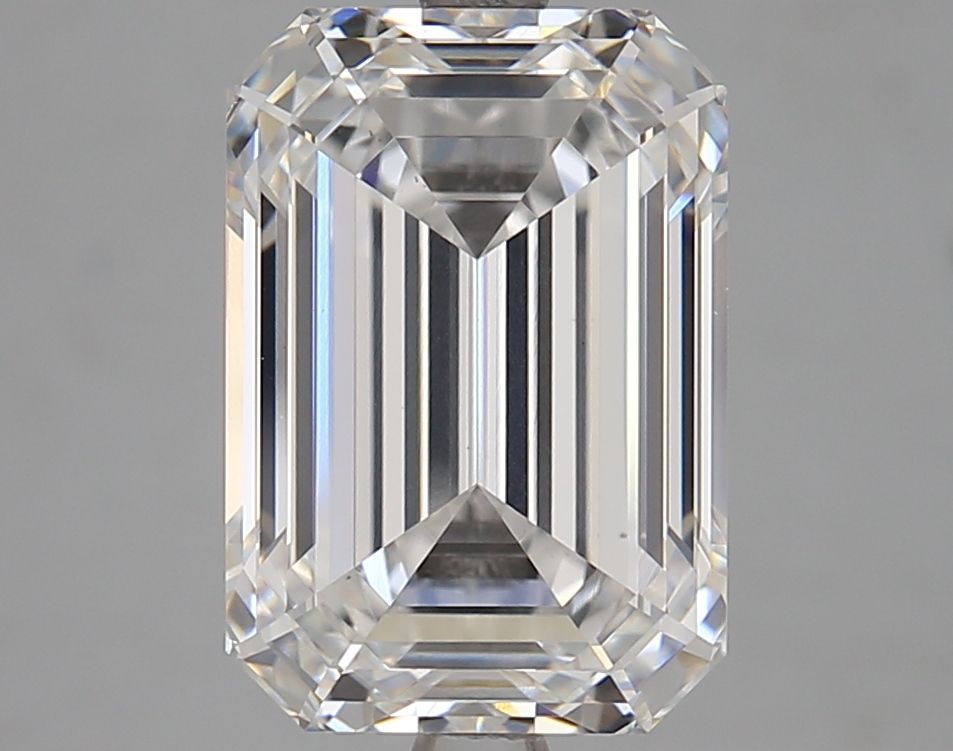 Diamant Émeraude 5.25 ct - Couleur F - Pureté VS1