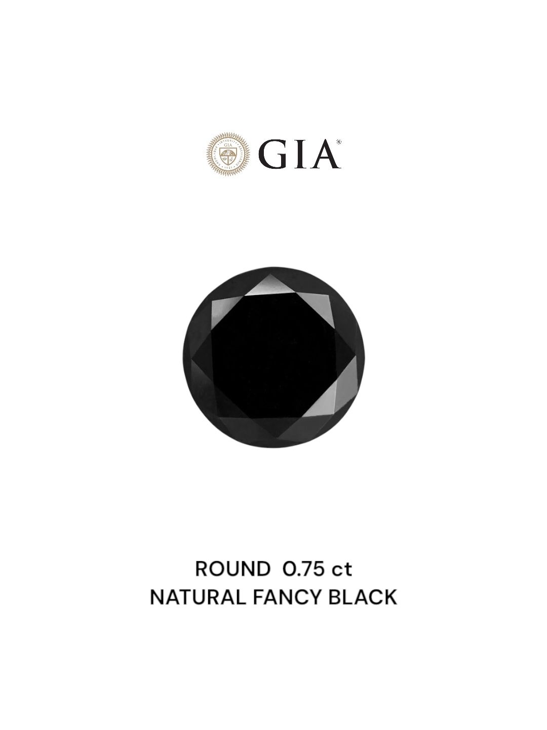 0.75 ct Round diamond