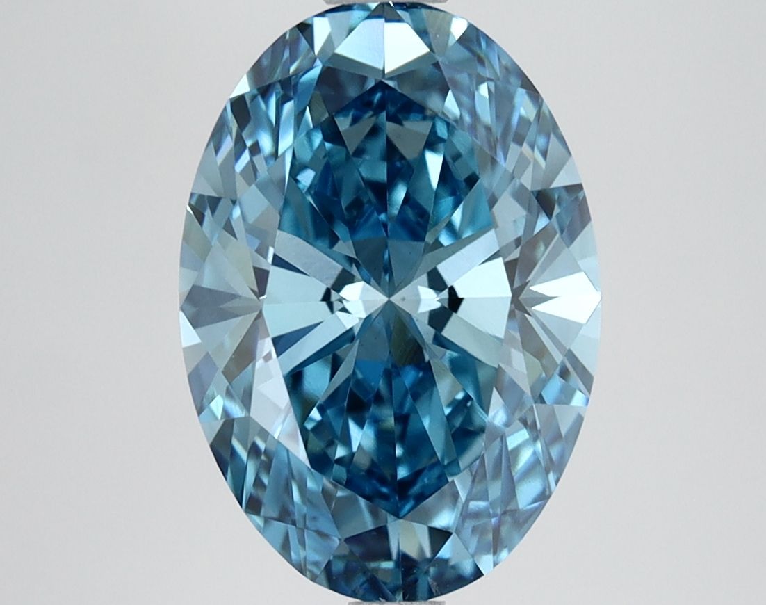 3.19 ct. oval Lab Grown Diamond front image
