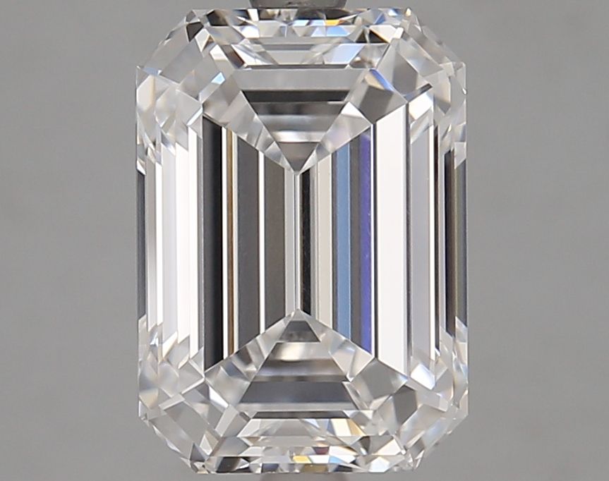 Diamant Émeraude 4.11 ct - Couleur D - Pureté VVS2