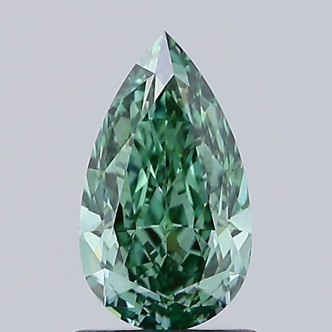 1.11 CT Fancy Vivid Green PEAR