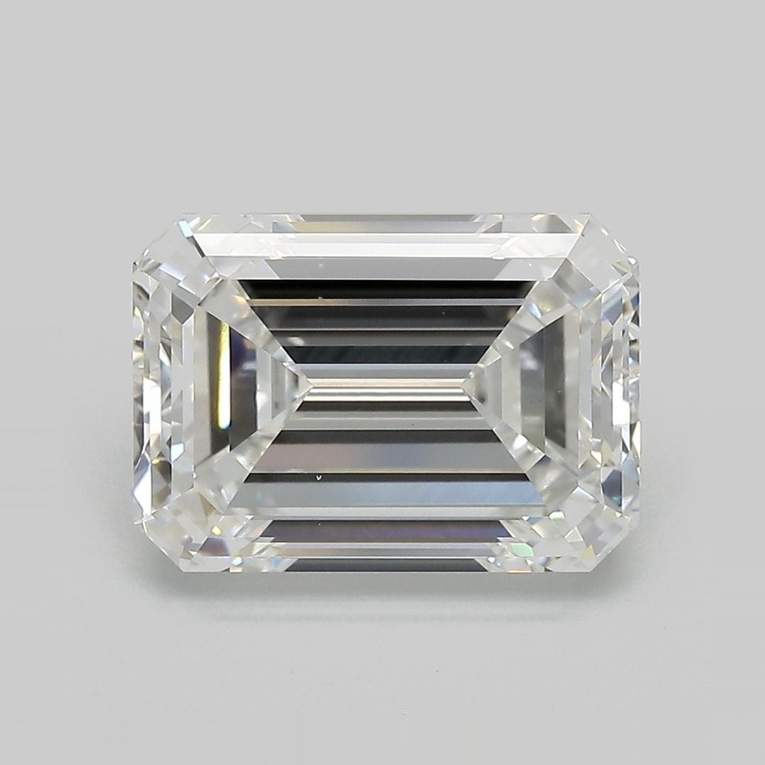 5.57 ct. emerald Lab Grown Diamond front image