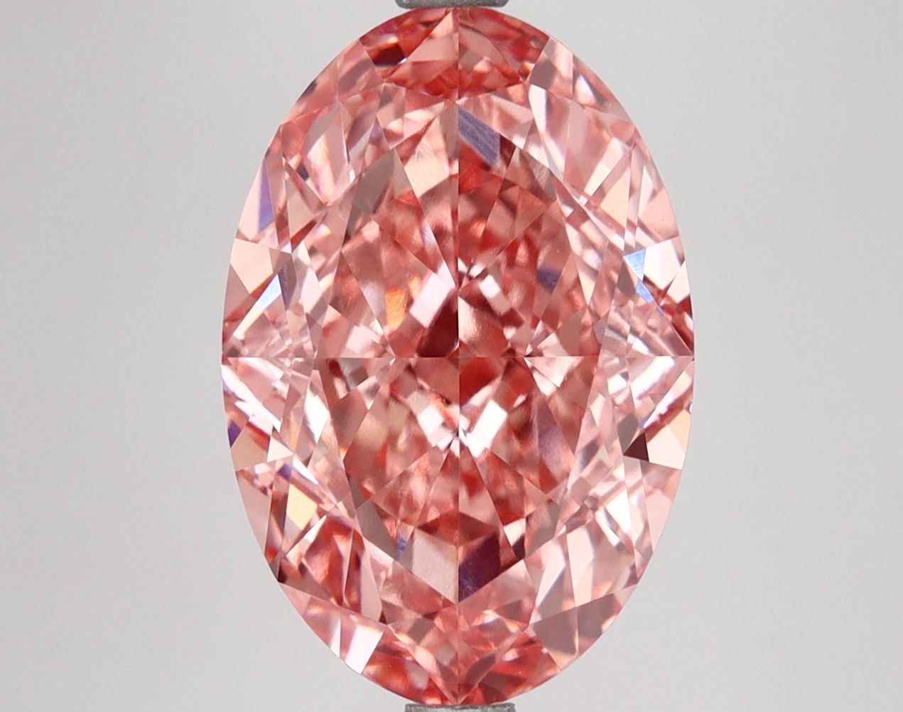 5.61 ct. oval Lab Grown Diamond front image