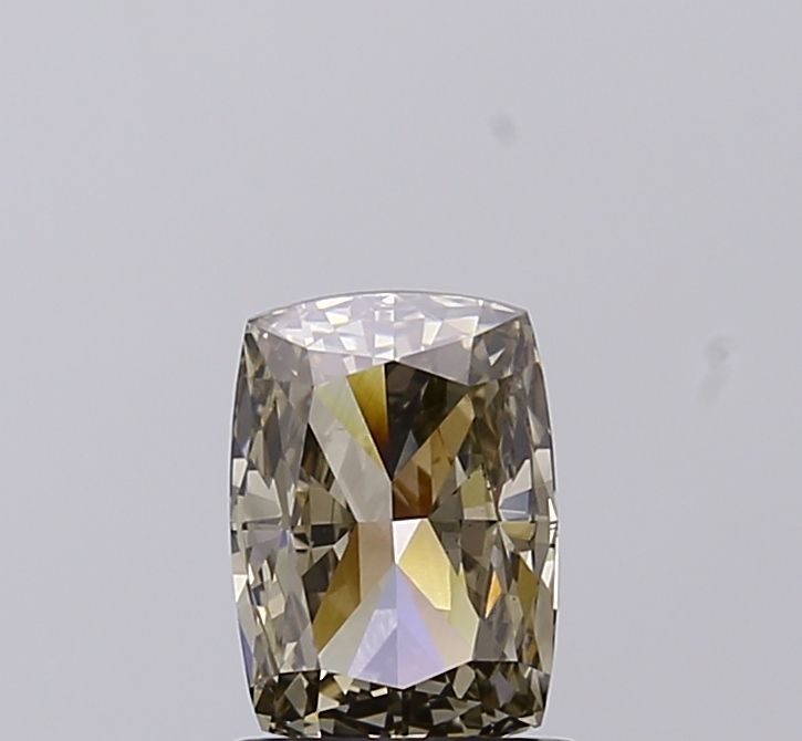 1.07 CT Fancy Light Brownish Gray CUSHION MODIFIED