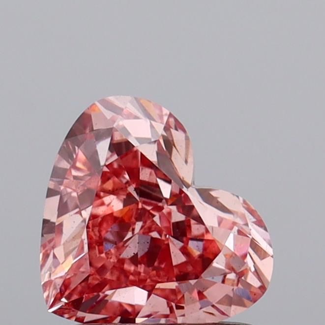 1.05 CT Fancy Vivid Pink HEART