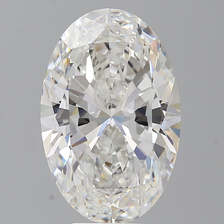 6.60 ct. oval Lab Grown Diamond front image