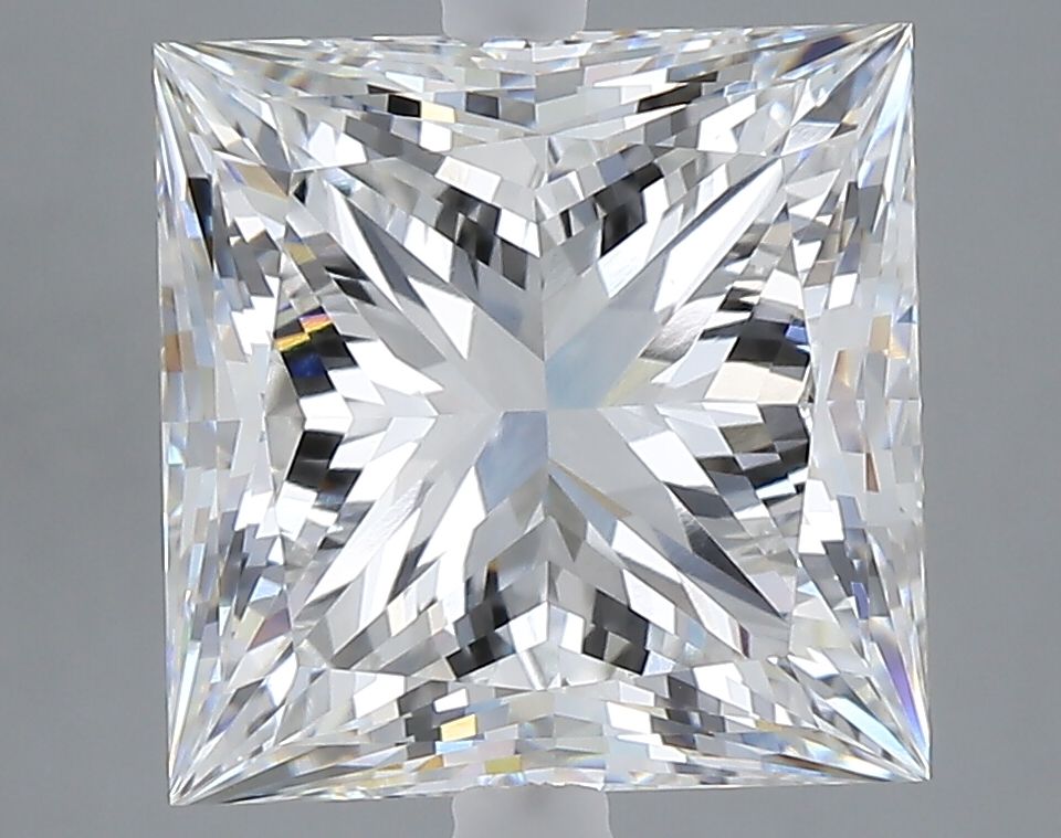 6.04 ct. princess Lab Grown Diamond front image