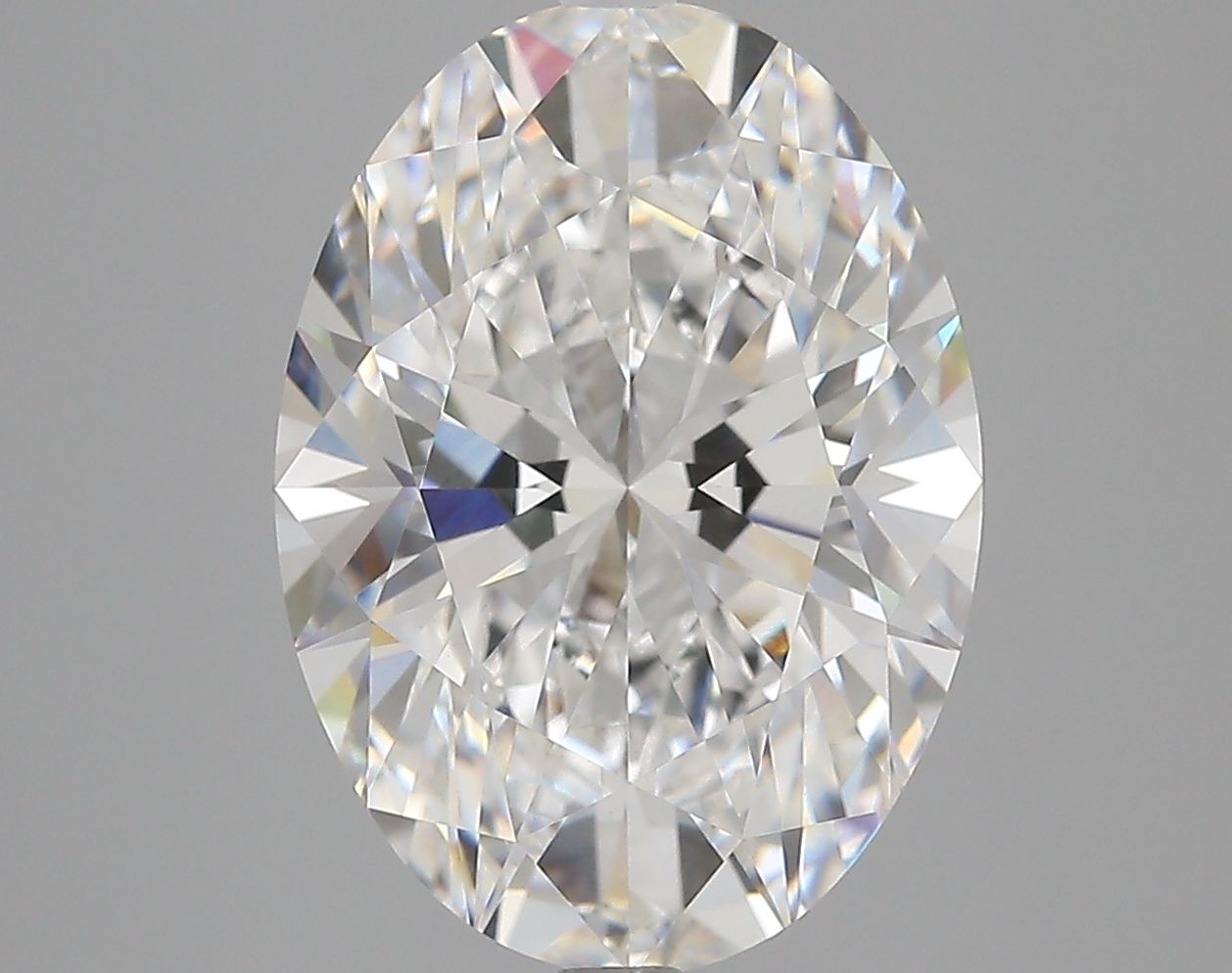 6.08 ct. oval Lab Grown Diamond front image